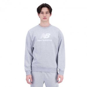SUDADERA NEW BALANCE ESSENTIALS STACKED LOGO FRENCH TERRY