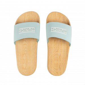 CHANCLAS MUNICH FLAT SLIDER WOOD 325