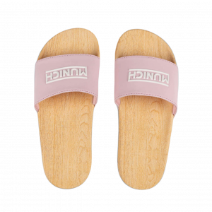 CHANCLAS MUNICH FLAT SLIDER WOOD 326