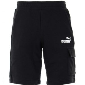 PANTALÓN CORTO ESSENTIALS CARGO NEGRO