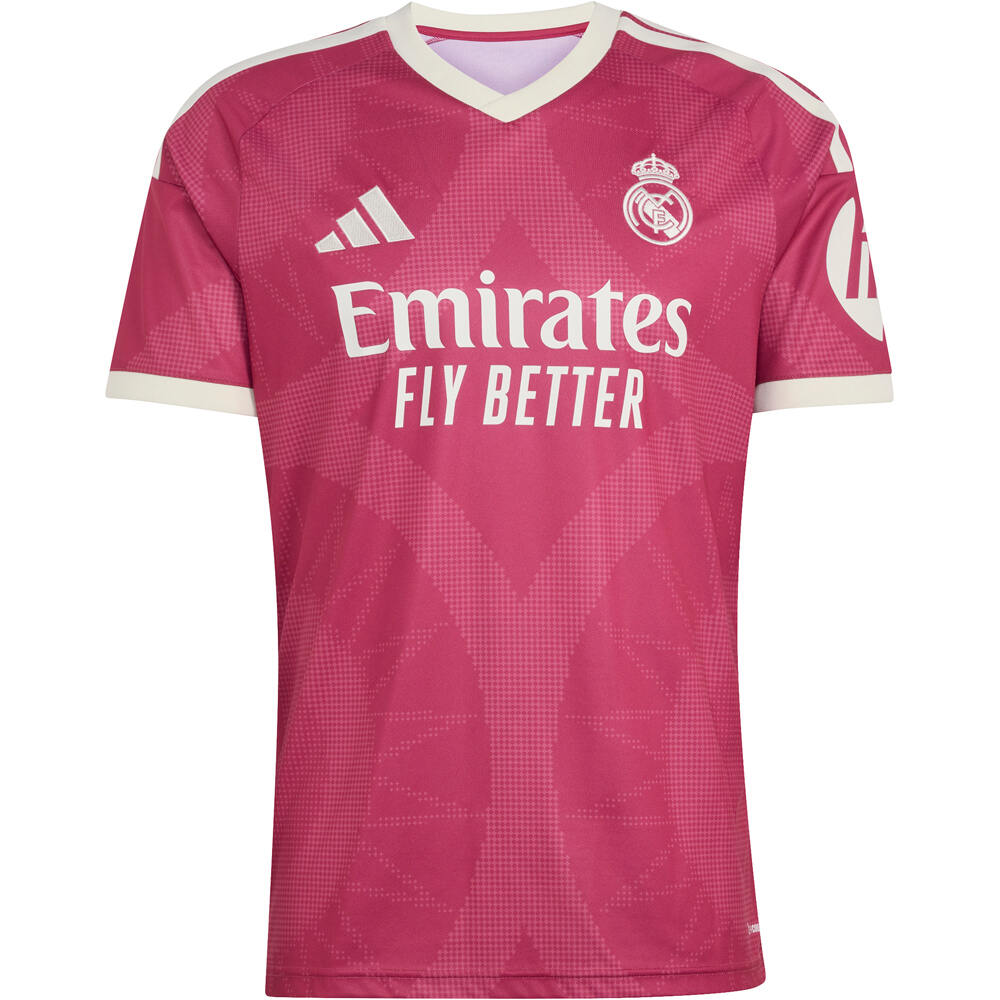 CAMISETA ADIDAS OFICIAL REAL MADRID HOMBRE TERCERA EQUIPACIÓN ORIGINAL TEMPORADA 2026/2026 ROSA